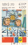 Stamps Laos -  aeronáutica- astronautas