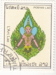 Stamps Laos -  arte laosiano