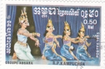 Stamps Cambodia -  danza tradicional groupe Absara
