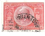 Stamps : America : Argentina :  figura