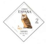 Stamps Spain -  Sahara Dia del Sello (1)