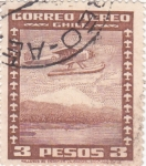 Stamps Chile -  hidroavión