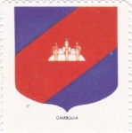 Stamps Cambodia -  escudo-CAMBOYA   -sin valor postal