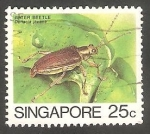 Stamps Singapore -  459 - Insecto