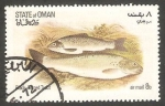Stamps Oman -  Fauna marina