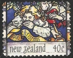 Stamps New Zealand -  Angeles de Navidad