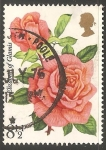Stamps United Kingdom -  Rosas