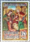 Stamps Andorra -  Intercambio nfxb 0,25 usd 10 pta. 1980