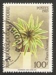 Stamps Ivory Coast -  Flor de ananas