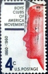 Stamps United States -  Intercambio 0,20 usd 4 cent. 1960