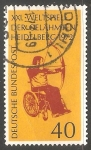 Stamps Germany -  XXI. Juegos Mundiales del paralítico en Heidelberg 1972 