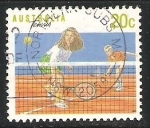 Stamps Australia -  Tenis