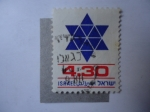 Stamps Israel -  Estrella de David.