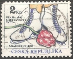 Stamps Czechoslovakia -  Campeonato Mundial de Patinaje Artístico en Praga 1993