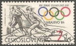 Stamps Czechoslovakia -  Juegos Olímpicos de Sarajevo 1984