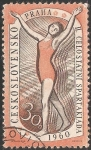 Stamps Czechoslovakia -  II Spartakiada a nivel nacional.  1960.
