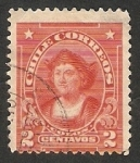 Stamps Chile -  Cristóbal Colón