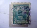 Stamps Venezuela -  E.E.U.U. de Venezuela - Esttua de Simón Bolívar-Caracas.
