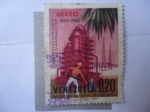Stamps Venezuela -  Año Centenario del Ministerio de Fomento - Exposición Nacional de Industrias.