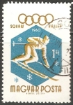 Stamps Hungary -  Winter Olympics 1960, Squaw Valley-Juegos Olímpicos de Squaw Valley 1960