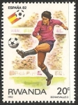 Stamps Rwanda -  Copa Mundial de Fútbol de 1982