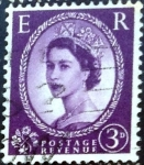 Stamps United Kingdom -  Intercambio 0,65 usd 3 p. 1952
