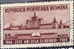 Stamps Romania -  Intercambio 0,30 usd 55 b. 1954