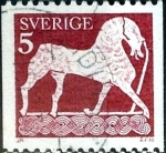 Stamps Sweden -  Intercambio 0,20 usd 5 ore 1973
