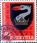 Stamps Switzerland -  Intercambio 0,25 usd 40 + 20 cent. 1979