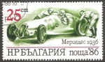 Stamps Bulgaria -  Coche de corridas