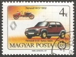 Stamps Hungary -  Renault 