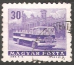 Stamps Hungary -  Sightseeing bus