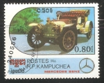 Stamps Cambodia -  Mercedes Benz