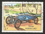 Stamps Laos -  Delage