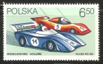 Stamps Poland -  Coches de corrida
