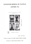 Stamps Spain -  EXPOSICION MUNDIAL DE FILATELIA