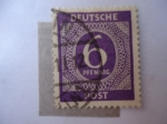 Stamps Germany -  Cifras - 6 Peening.Scott/535