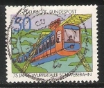 Stamps Germany -  75 years Wuppertal suspended Railway