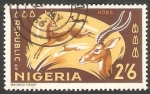 Stamps Nigeria -  187 - Antílopes