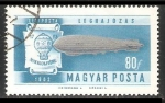 Stamps Hungary -  Airship GZ-1 and Montgolfier balloon