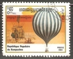 Stamps Cambodia -  200th Anniversary of ballooning