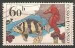Stamps Czechoslovakia -  Caballo marino