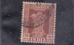 Stamps India -  columna de Asoca