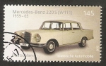 Stamps Germany -  Mercedes Benz 220 S, de 1959-65