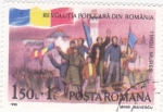 Stamps Romania -  revolución popular en Rumanía
