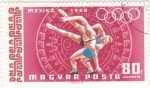 Stamps Hungary -  juegos olimpicos Mexico-68