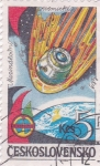 Stamps Czechoslovakia -  aeronautica- intercosmos