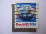 Stamps United States -  Tierra domestica - Earth 