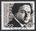 Stamps Germany -  1423 - Centº del nacimiento del compositor Arthur Honegger