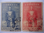 Stamps Venezuela -  Libertador Simón Bolívar - 1830-1930.